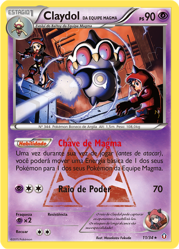 Claydol da Equipe Magma