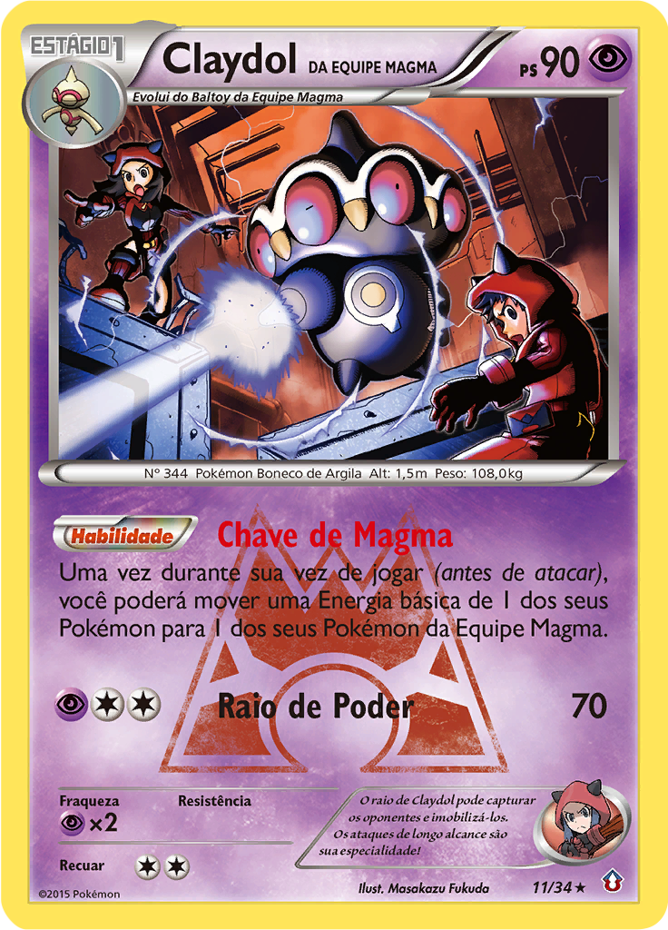 Claydol da Equipe Magma