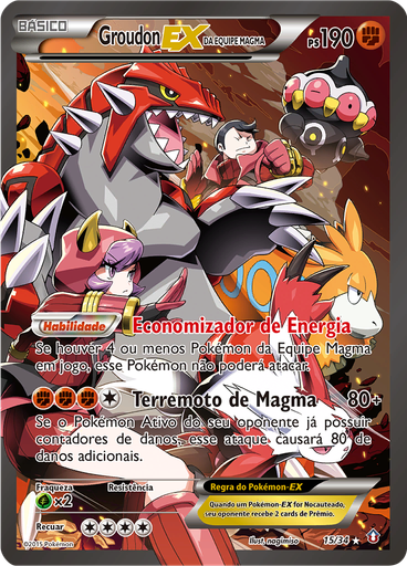 Groudon-EX da Equipe Magma