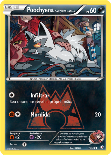 Poochyena da Equipe Magma