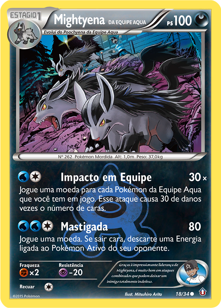 Mightyena da Equipe Aqua