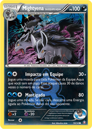 Mightyena da Equipe Aqua