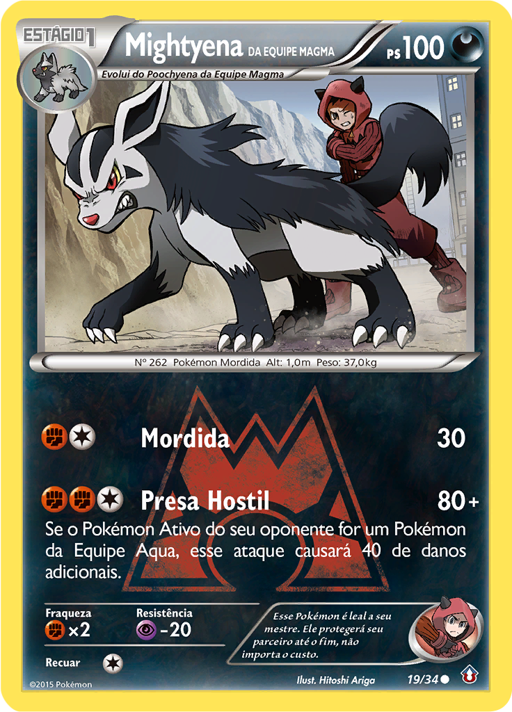 Mightyena da Equipe Magma