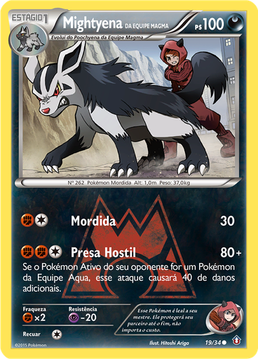 Mightyena da Equipe Magma