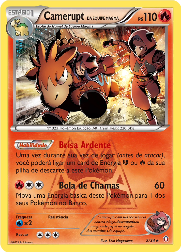 Camerupt da Equipe Magma