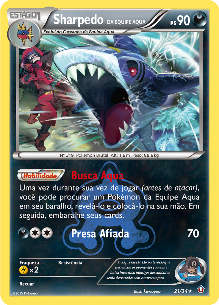 Sharpedo da Equipe Aqua