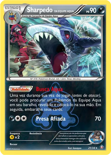 Sharpedo da Equipe Aqua