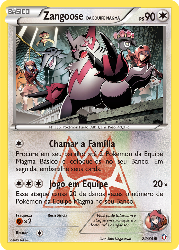 Zangoose da Equipe Magma