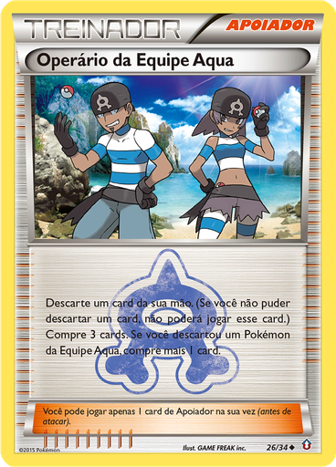 Operário da Equipe Aqua