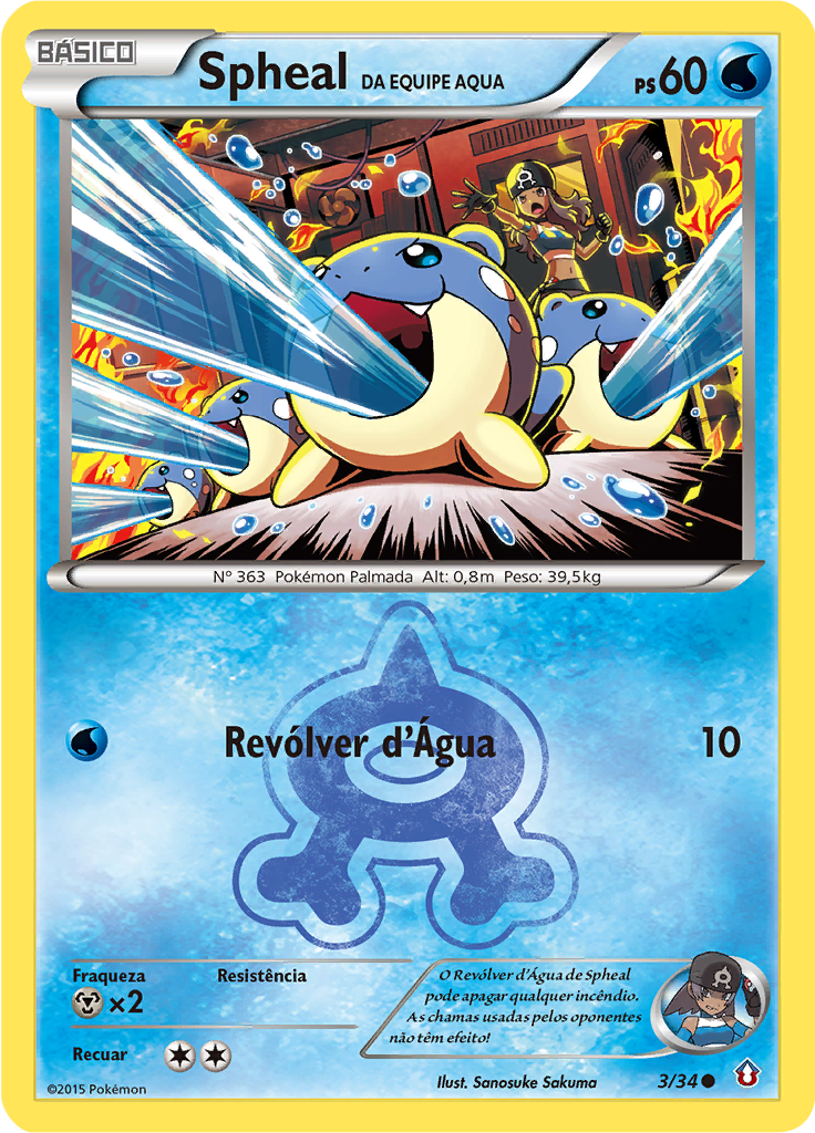 Spheal da Equipe Aqua