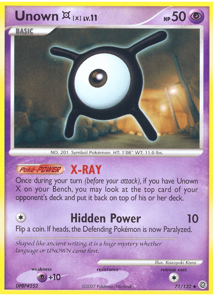 Unown X