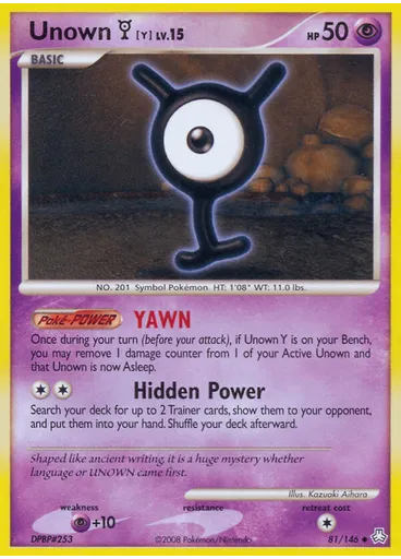Unown Y