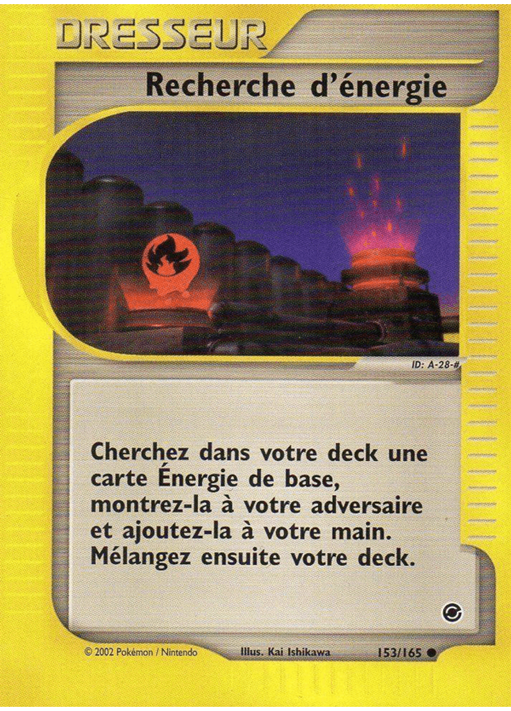Recherche d'énergie