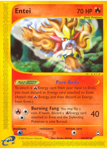 Entei (Reverse Holo)