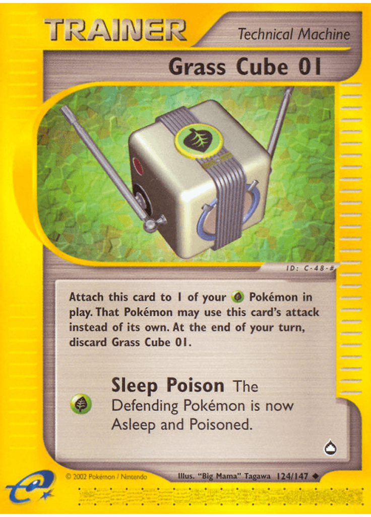 Grass Cube 01 (Reverse Holo)