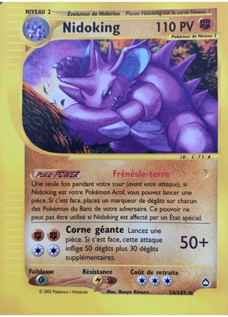 Nidoking (Reverse Holo)