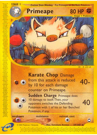 Primeape (Reverse Holo)