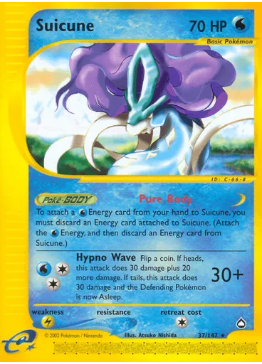 Suicune (Reverse Holo)
