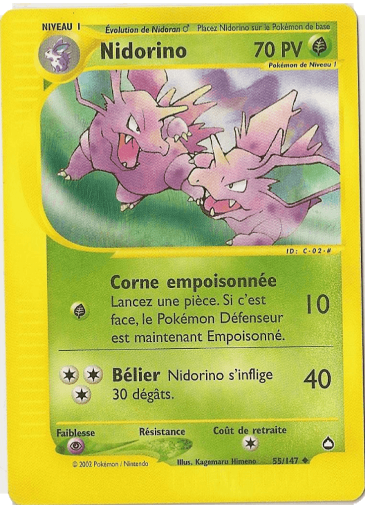 Nidorino (Reverse Holo)
