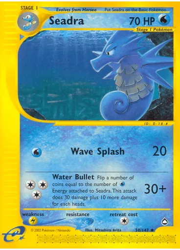 Seadra (Reverse Holo)