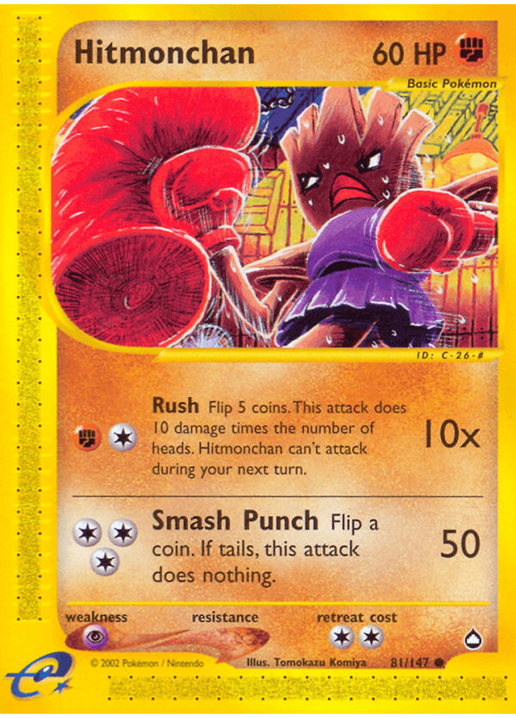 Hitmonchan (Reverse Holo)