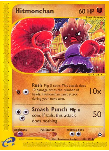 Hitmonchan (Reverse Holo)