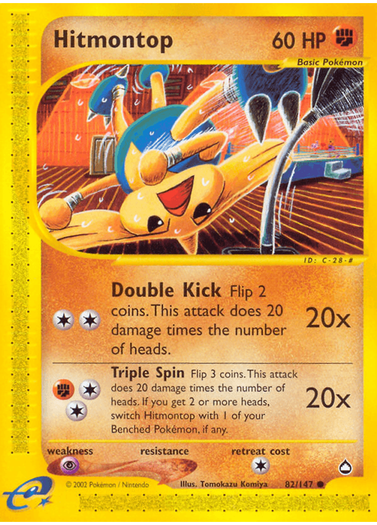 Hitmontop (Reverse Holo)