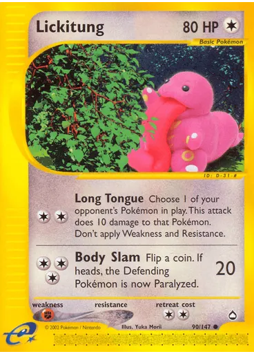 Lickitung (Reverse Holo)