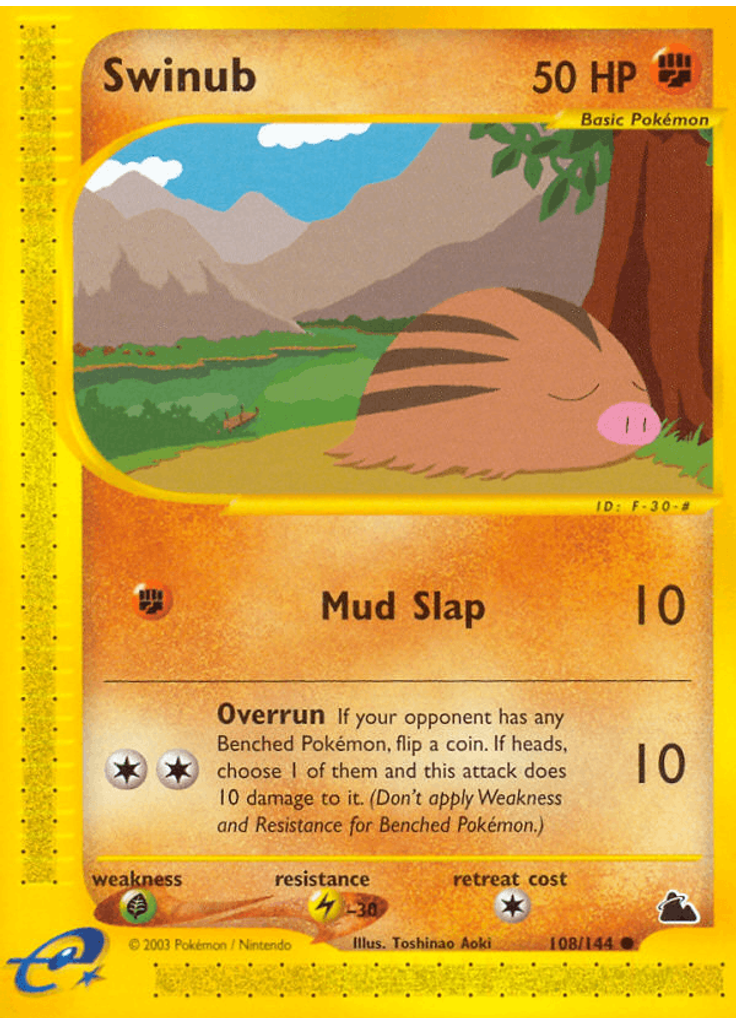 Swinub (Reverse Holo)