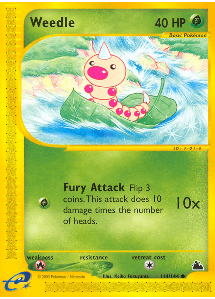 Weedle (Reverse Holo)