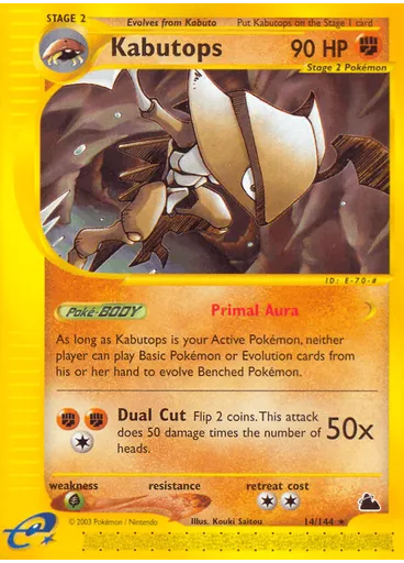 Kabutops (Reverse Holo)