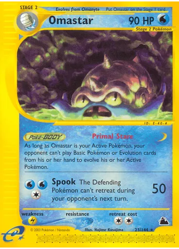 Omastar (Reverse Holo)