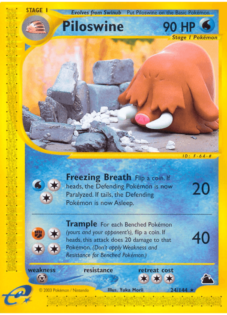 Piloswine (Reverse Holo)