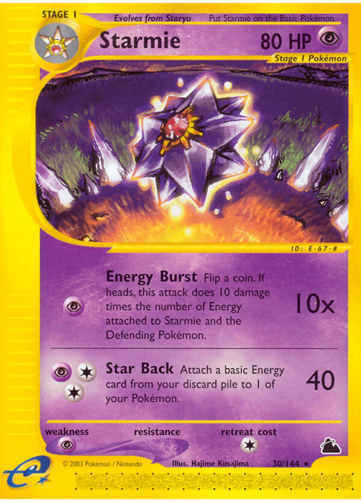 Starmie (Reverse Holo)
