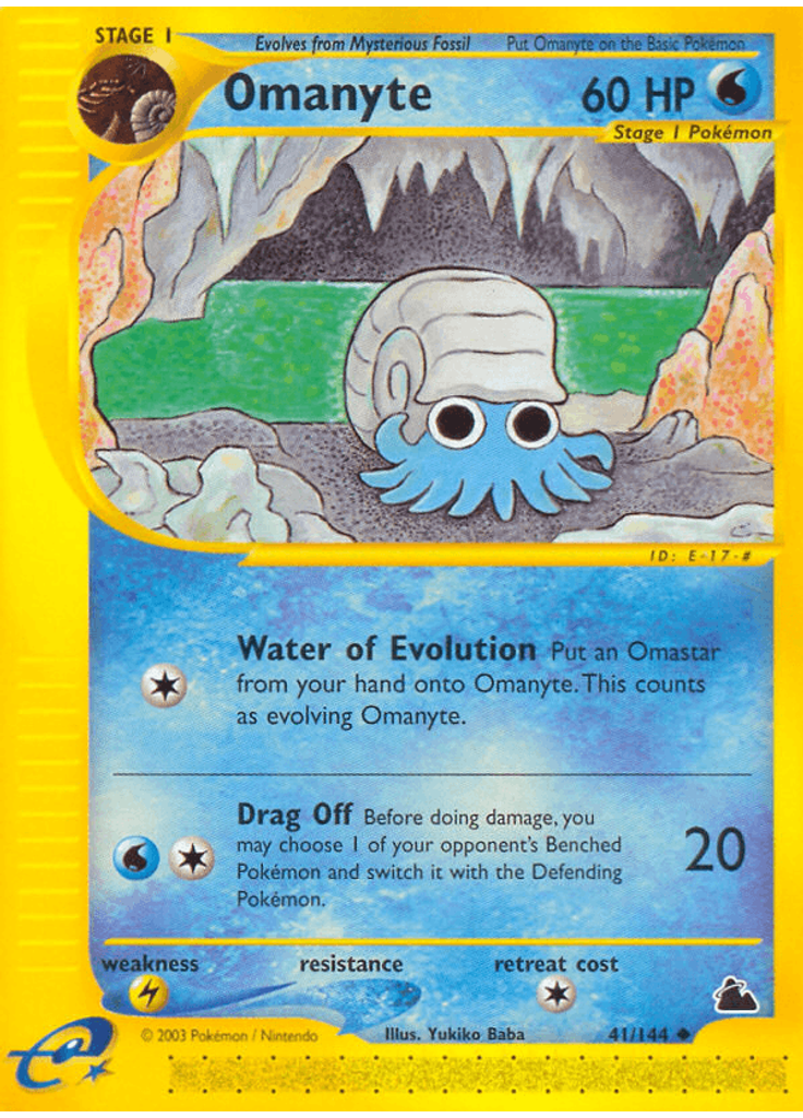 Omanyte (Reverse Holo)