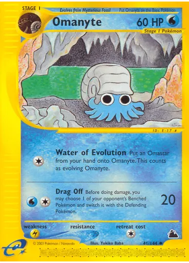 Omanyte (Reverse Holo)