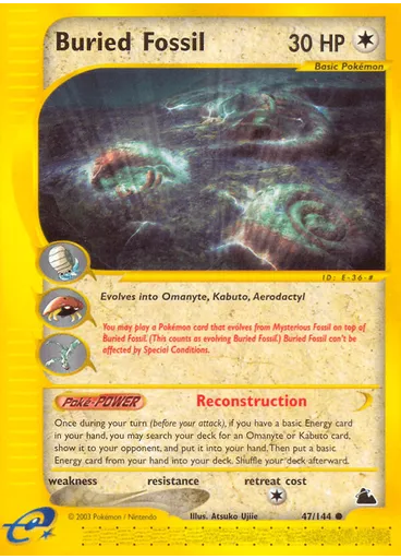 Buried Fossil (Reverse Holo)