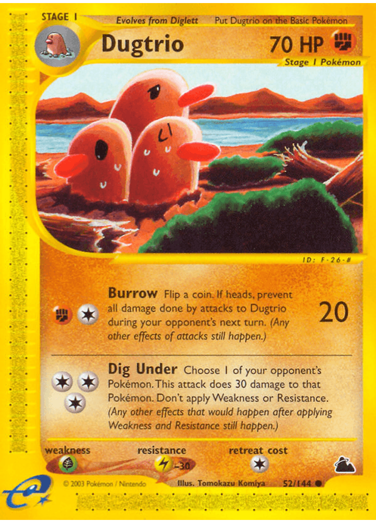 Dugtrio (Reverse Holo)