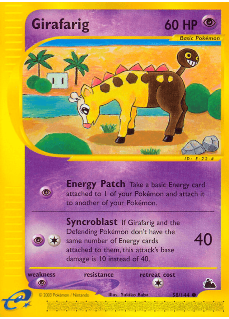 Girafarig (Reverse Holo)