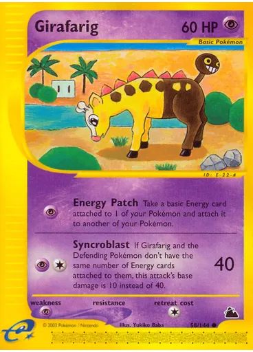 Girafarig (Reverse Holo)