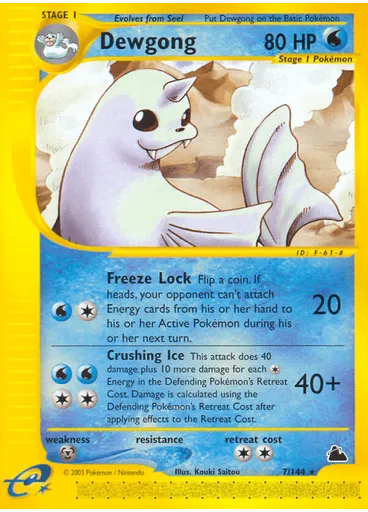 Dewgong (Reverse Holo)