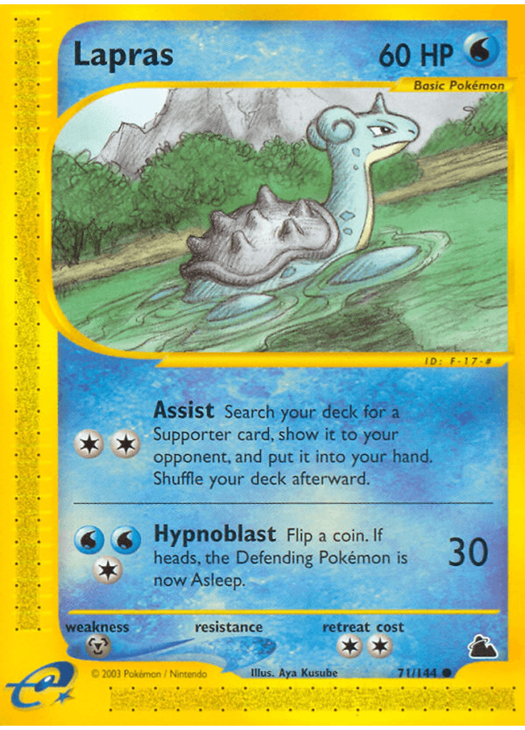 Lapras (Reverse Holo)