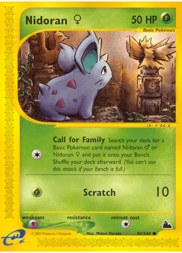Nidoran♀ (Reverse Holo)