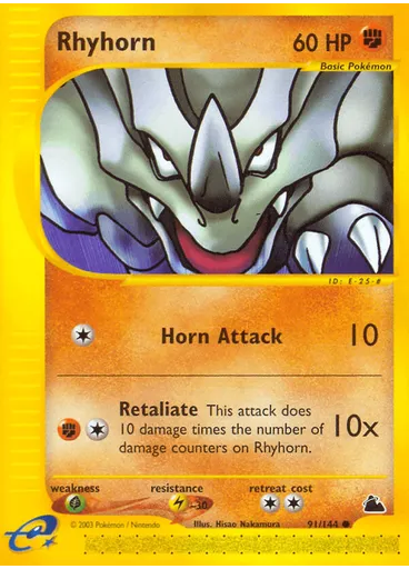 Rhyhorn (Reverse Holo)