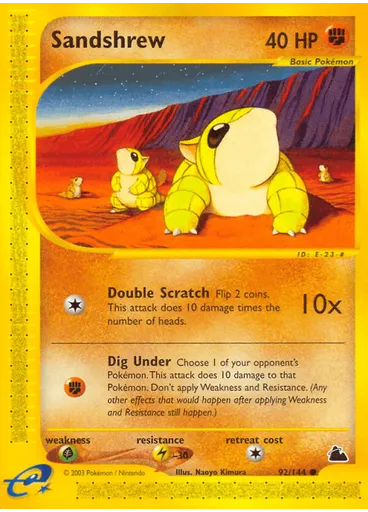 Sandshrew (Reverse Holo)