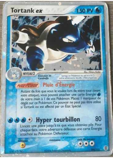 Tortank ex — EX Rouge Feu & Vert Feuille