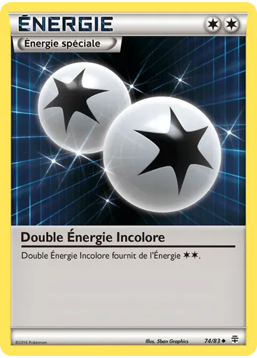 Double Énergie Incolore — Générations