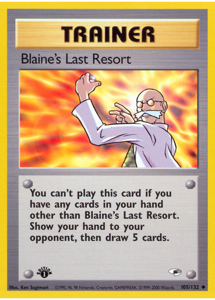 Blaine's Last Resort (1st Edition)