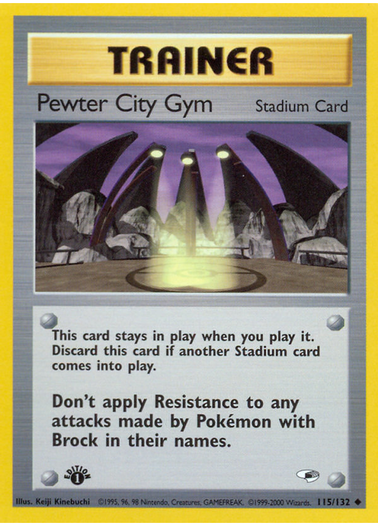 Pewter City Gym (1st Edition)