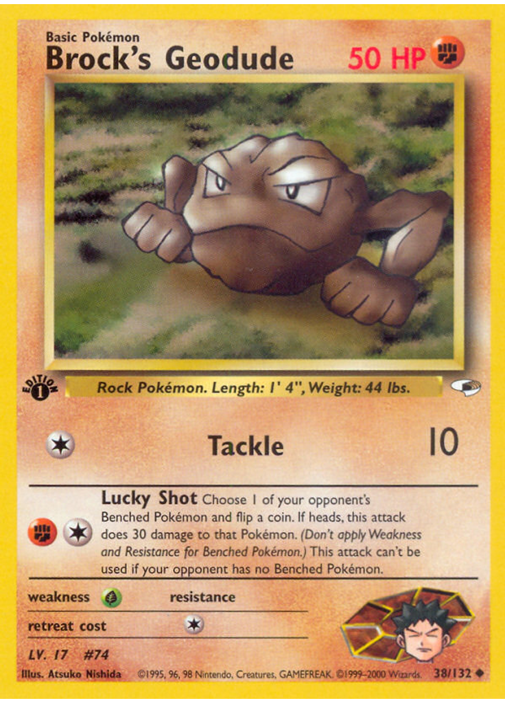 Brock's Geodude (1st Edition)